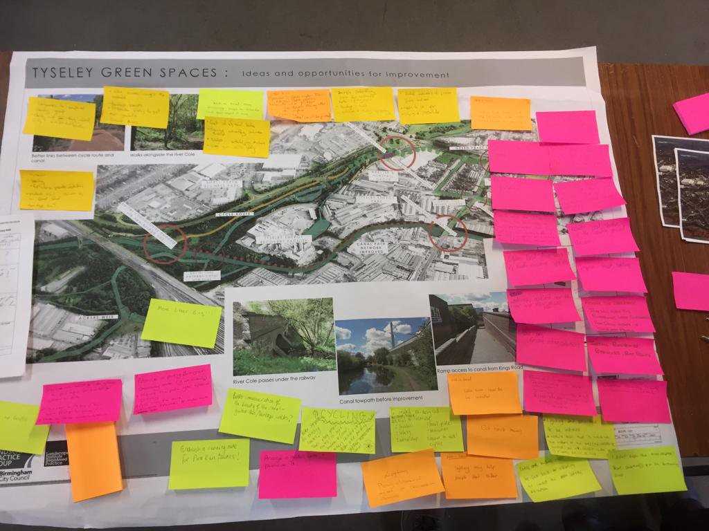 Planning the protection of green spaces in Tyseley
